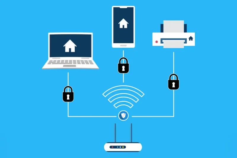 separate network for your home security system